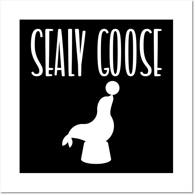 Sealy Goose | Seal Pun Wall Art by Shirts That Bangs